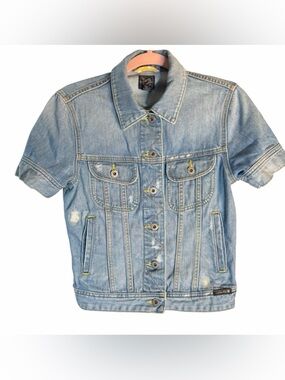Lucky Brand Short Sleeved Denim Jacket